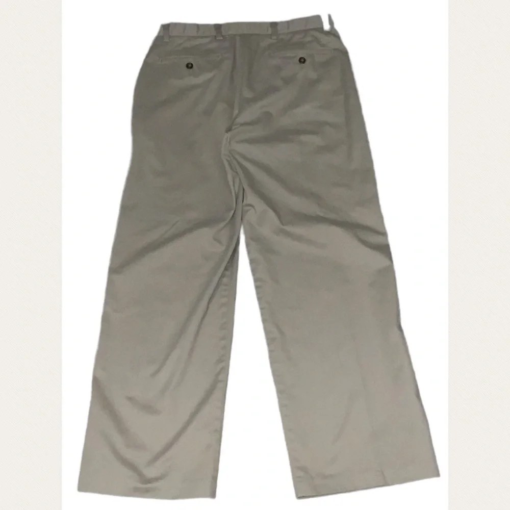 Dockers D3 Khaki Tan Flat Front Casual Work Pants 32X30